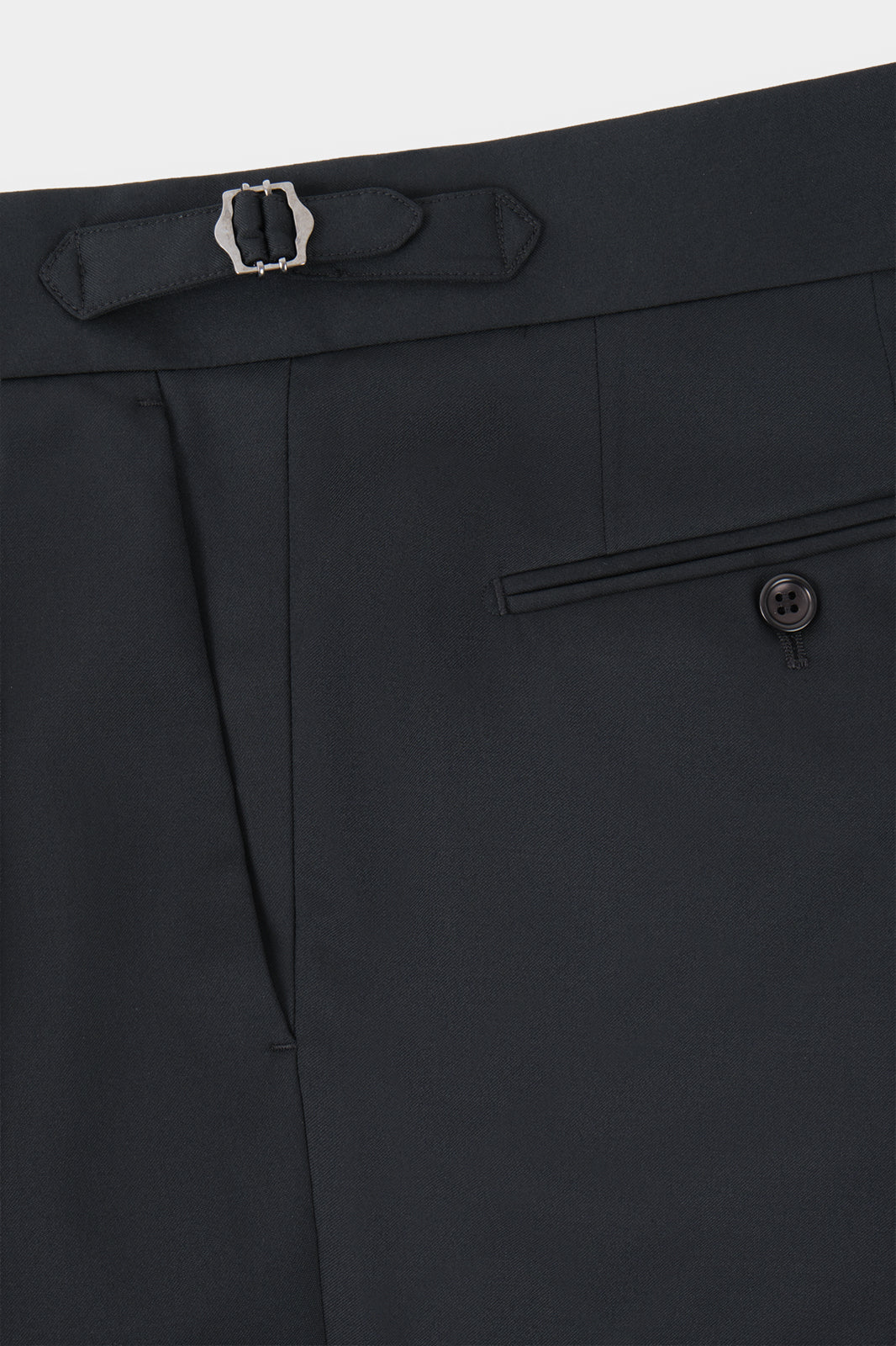 Pantalon à pinces en laine oversize - Noir Paris